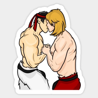 Love and Fight Sticker